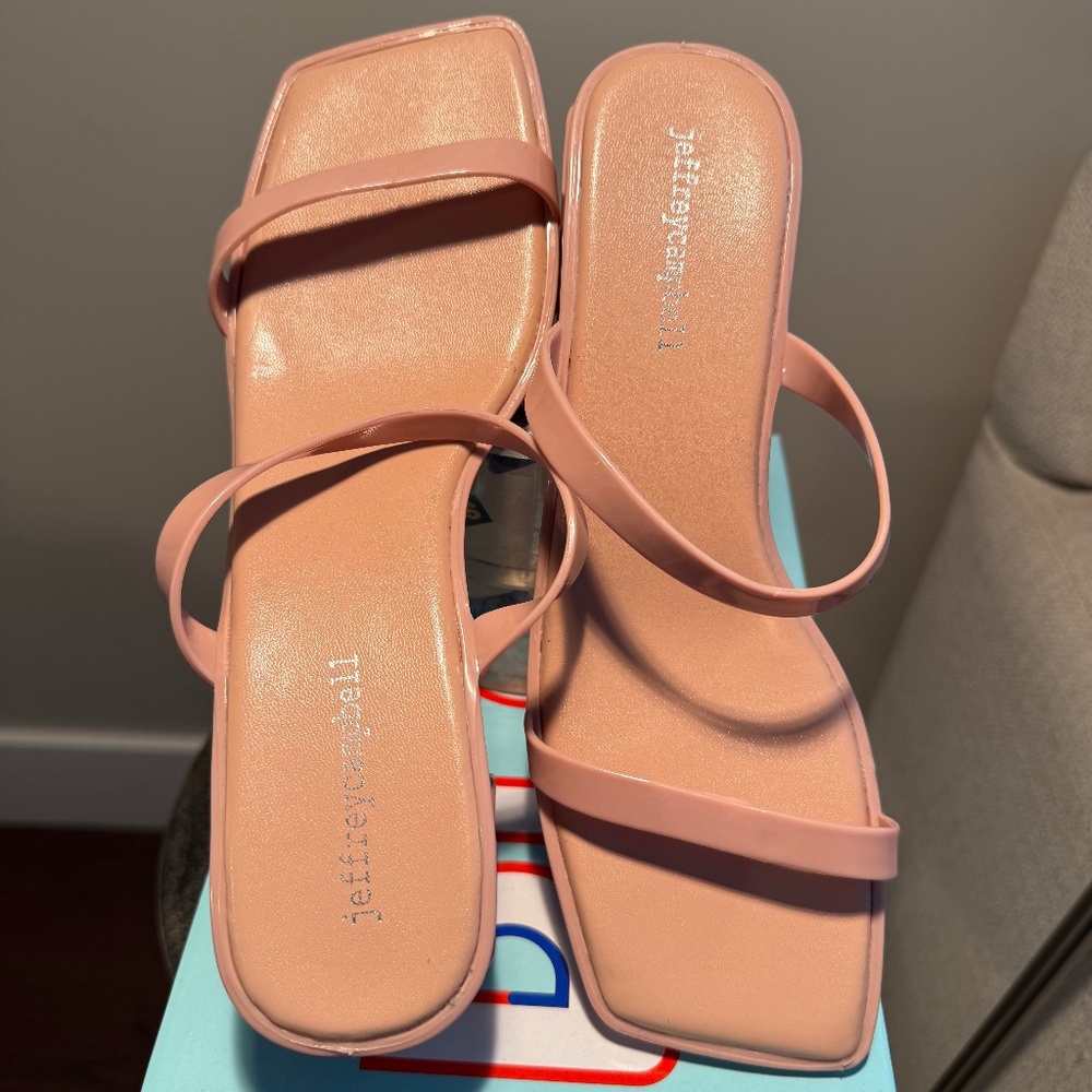 Jeffrey Campbell JAMM-3 Jelly Slide Sandals – Pink – Size 9